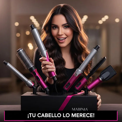 ✨  CEPILLO 5 EN 1 - LOOK PROFESIONAL SIN SALIR DE CASA - 🎄OFERTA MEGA NAVIDAD 🔥