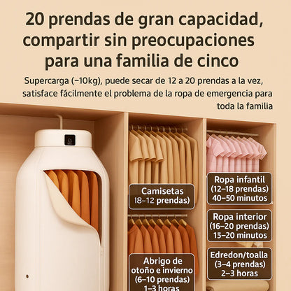 🔥SECADORA ELÉTRICA PORTÁTIL -⏰ ¡Seca en minutos sin aumentar tu factura de luz!🍃