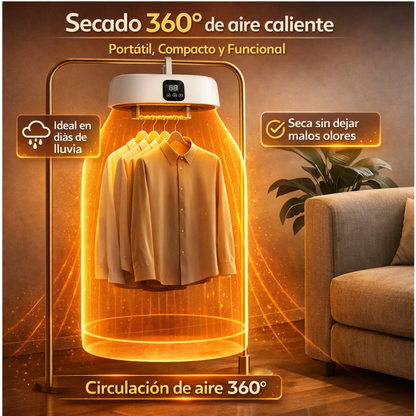 ¡SECADORA ELÉTRICA PORTÁTIL! Sin aumentar tu factura de luz