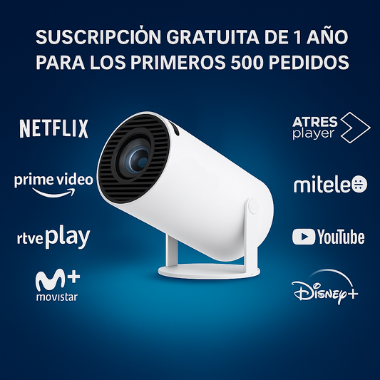 🎥AirProyector UltraHD 4K + 🕹️Controle Premium + 🎁Regalo exclusivo solo hoy🔥