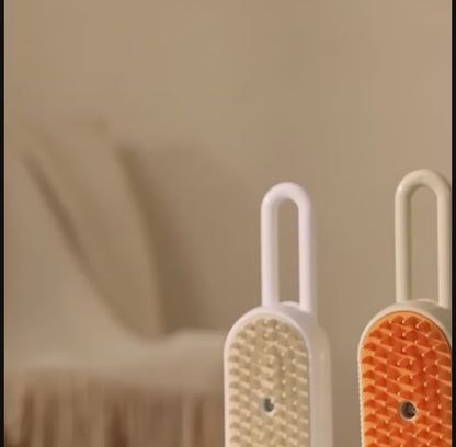 🪮 SteamPaw Cepillo a Vapor 🫧 🐈 3 en 1 Para Mascotas 🐩